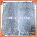 Natural Grey Rabbit Fur Cushion